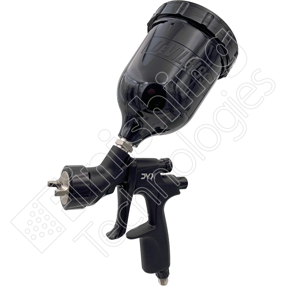 BINKS DVX GRAVITY SPRAY GUN  (G1, 1.4MM SS, CUPPED)