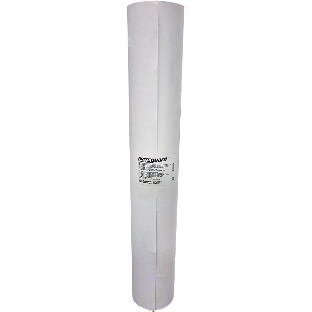 ROLL(1) 42" X 300' BRITEGUARD FLAME-RESISTANT BOOTH PAPER,