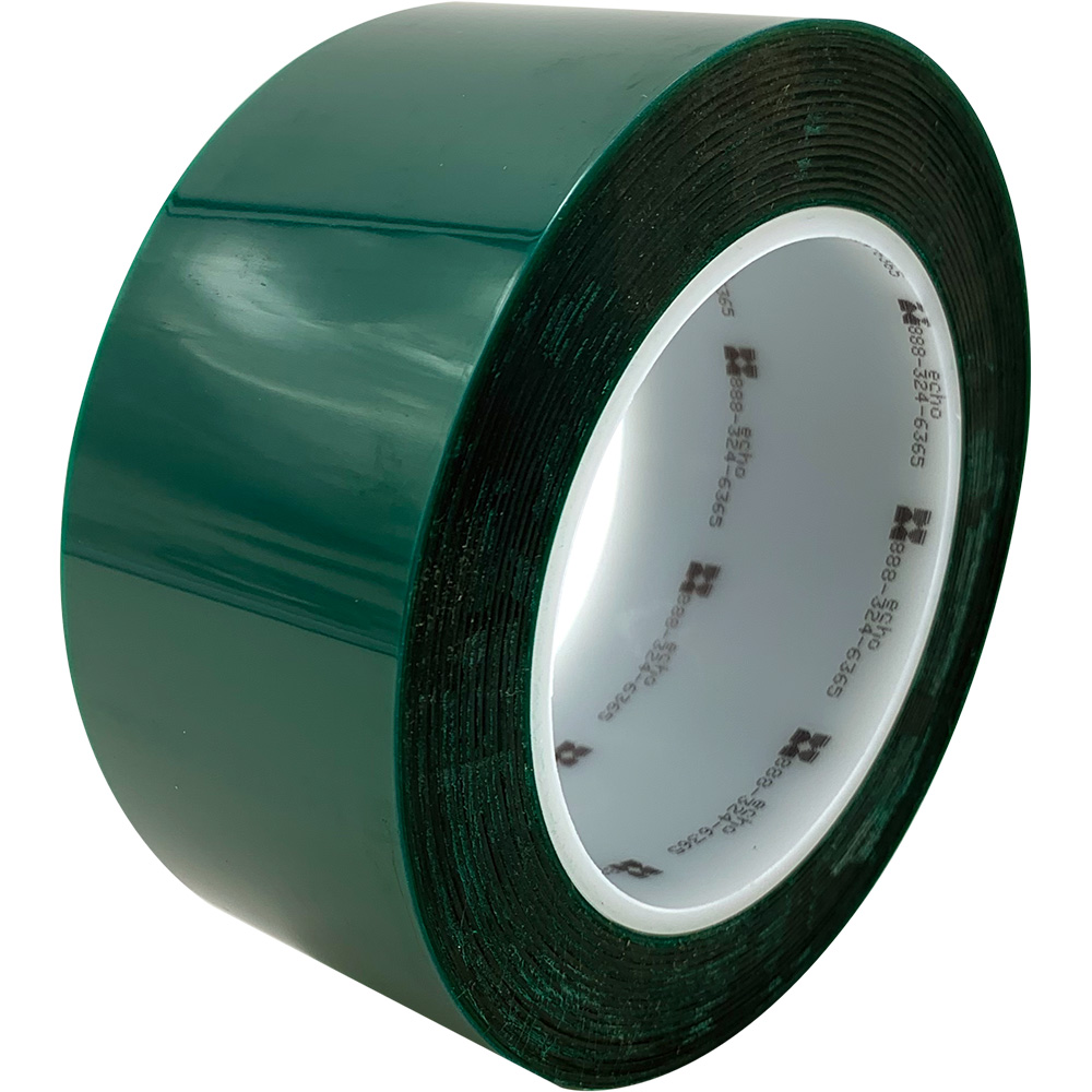 ECHO GREEN HIGH TEMP POLY TAPE  2"X 72YD 3.5MIL 